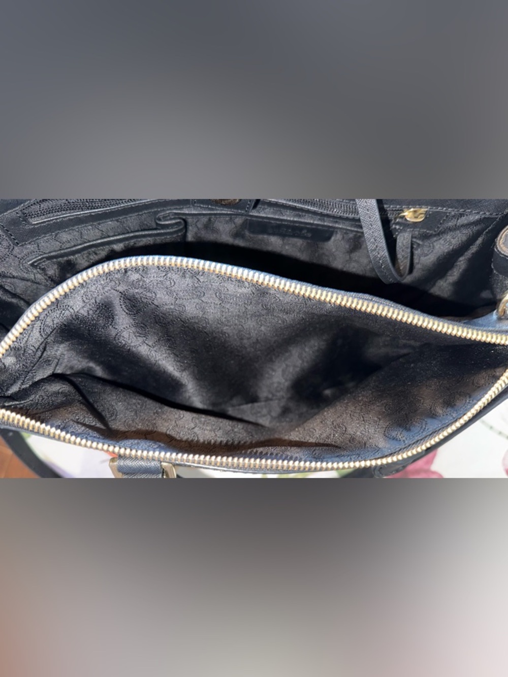 ** FAIR CONDITION- CALLOUTS **Michael Kors Black Leather Satchel - Picture 16 of 16